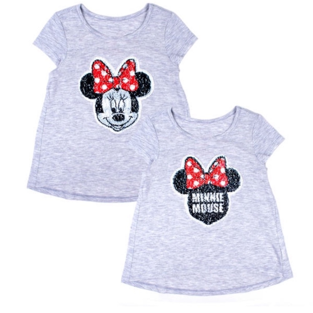 Disney Two-Way Sequin T-Shirt Minnie Mouse